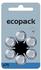 VARTA Ecopack ZA 675 Knopfzellen 630 mAh, 1,4V (6 St.)