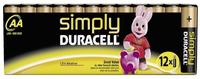Duracell Simply AA LR6/MN1500 12 St. (DUR002296)