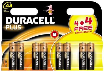 Duracell AA Alkaline Plus Promo-Pack (8 St.)