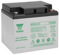 YUASA NPL38-12I, YUASA YU NPL38-12I - Blei-Vlies-Akku, 12 V, 38 Ah
