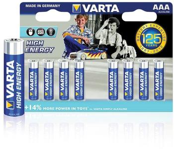 Varta AAA / LR03 High Energy Batterie 8 St. (4903121418)