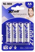 XCell Akku X2700 B4 Ni-MH Mignon AA 4St. - Akku - Mignon (AA)