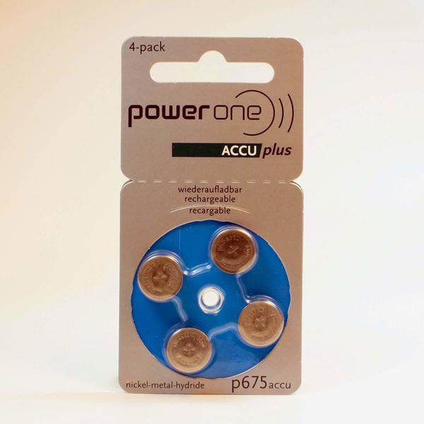 Powerone Microbatteries p675 ACCU plus 1,2V 74 mAh (4 St.)