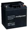 kompatibel Powery Bleiakku (multipower) MP30-12C zyklenfest