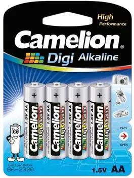 Camelion Digi Alkaline AA Batterie 1,5V 1280 mAh (4 St.) Camelion Digi Alkaline AA Batterie 1,5V 1280 mAh (4 St.)