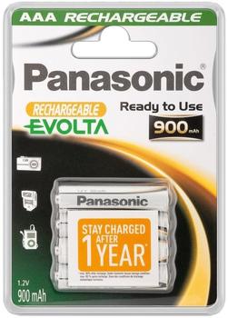 Panasonic Rechargeable Evolta AAA Ni-MH 1,2V 900 mAh (4 St.)