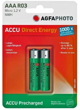 AgfaPhoto Ready-to-Use AAA Accu 1,2V 950 mAh (2 St.)