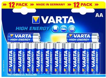 VARTA AA High Energy Batterien 12 St.