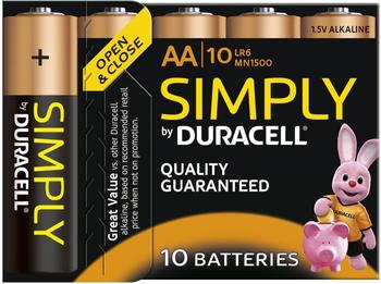 Duracell MN 1500 Simply AA Mignon (10 St.)