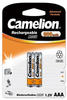 Camelion - AAA HR03 Micro 800mAh NiMH 1.2V Akku - 2er Packung