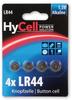 ANSMANN 1516-0024, ANSMANN HyCell LR44 Alkaline Knopfzellen Batterie 1.5 V 4er...