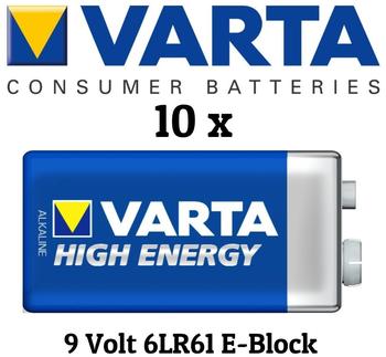 Varta High Energy 9V 10 St. (4922)