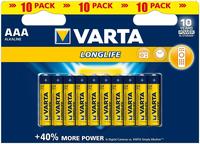 Varta 04103 101 461, Varta Longlife (10 Stk., AAA, 1200 mAh) (04103 101 461),