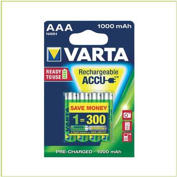 Varta Micro AAA 1,2V 1000mAh 40 St.