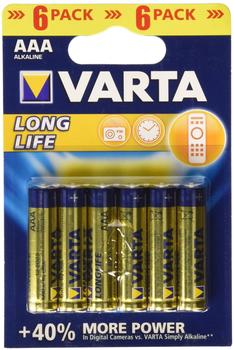 Varta Longlife Micro AAA 6 St.