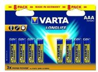 Varta 4103101418, Varta Longlife (8 Stk., AAA, 1200 mAh) (4103101418), Grundpreis: