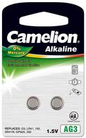 Camelion AG3 / LR41 Alkaline Batterie 1,5V - 2er Packung