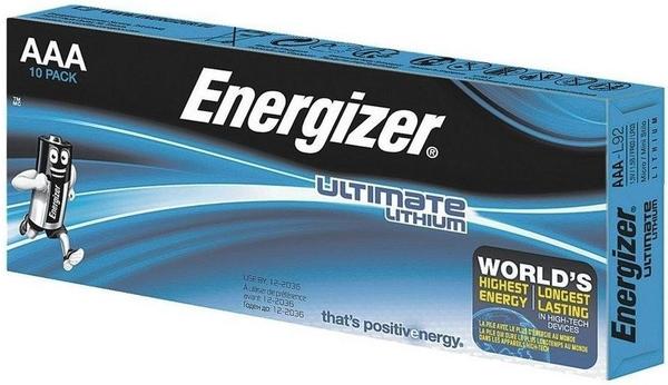 Energizer Ultimate Lithium Micro AAA FR03 1,5V (10 St.)