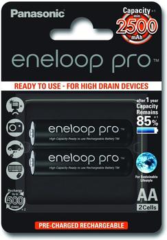 Panasonic eneloop pro Mignon AA 1,2V 2450mAh (2 St.)