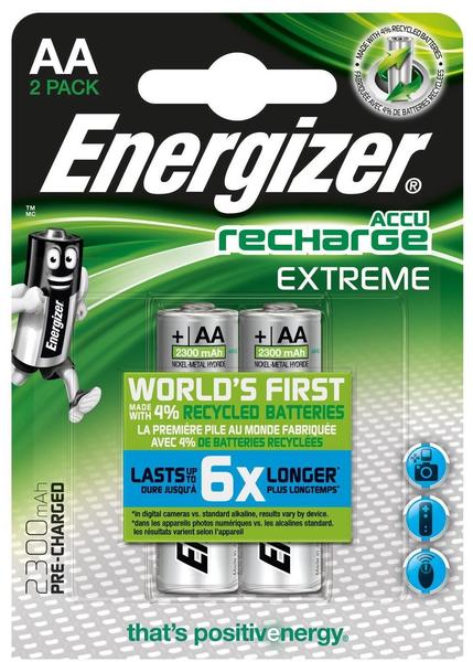 Energizer Recharge Extreme Mignon AA 1,2V 2300mAh (2 St.)
