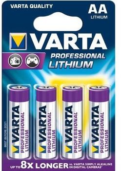 VARTA Professional Lithium Mignon AA 1,5V 2900mAh (4 St.)