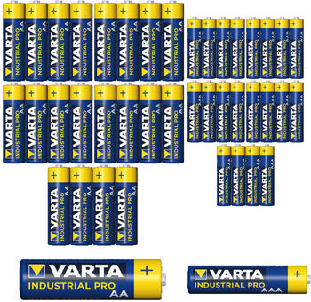Varta Industrial PRO Quality Micro + Mignon 20 Stck.