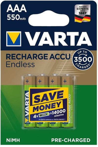 Varta Recharge Accu Endless AAA 550mAh (4 St.)