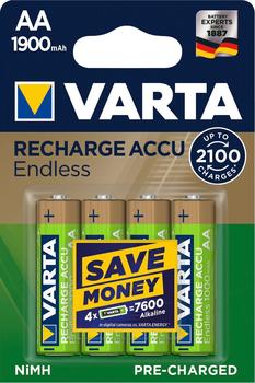 VARTA Recharge Accu Endless AA 1900mAh (4 St.)
