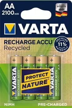 VARTA Recharge Accu Recycled AA 2100mAh (4 St.)