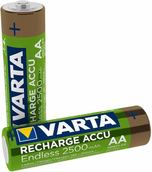 VARTA Recharge Accu Endless AA 2500mAh (2 St.)