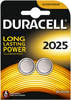Duracell DL2025B2, Single-use battery, Lithium, 3 V, 2 Stück(e), Grau, 22 mm