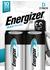 Energizer D Size Max Plus Alkaline Battery - Pack of 2
