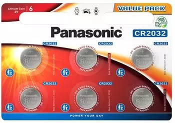 Panasonic Cr2032 Pk6
