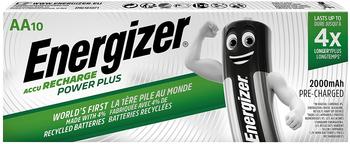 Energizer 10pk Energizer Pre-Charged Power Plus Rechargeable AA Batteries