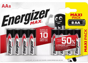 Energizer MAX Alkaline AA Batteries BP 8 pack