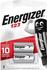 Energizer 2 x Energizer CR123A CR123 123 3v Lithium Photo Battery