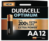 Duracell 149451, Duracell Optimum Mignon (AA)-Batterie Alkali-Mangan 1.5V 12St.
