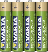 VARTA 56813101404, Varta Micro-Akku RECHARGE Recycled AAA 800mAh Blister 4