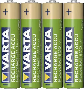 VARTA Recharge Accu Recycled AAA 800mAh (4 St.)