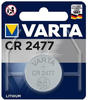Varta 06477 101 401, VARTA Lithium Knopfzelle "Electronics ", CR2477, 3,0 Volt, Art#