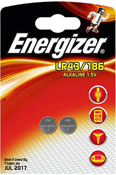 Energizer LR43 1,5V, 2 Stück