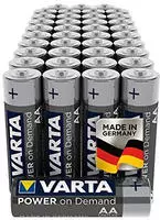 Batterie VARTA AA Alcaline - Confezione Da 40 Pezzi, Power On Demand, Made In Germany - Foto 2