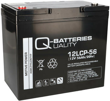 Q-Batteries 12LCP-56 12V 56Ah