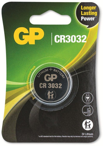 GP CR2450 3V 500 mAh