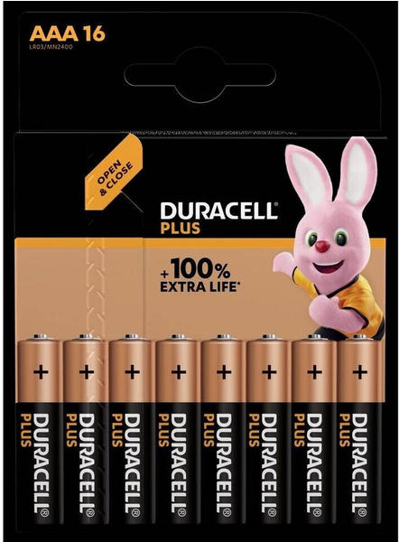 Duracell Plus AAA Micro (16 pcs.)