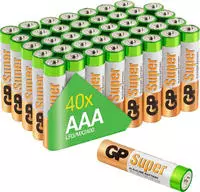 GP GPSUP24A011S40, GP Super Micro (AAA)-Batterie Alkali-Mangan 1.5V 40St.