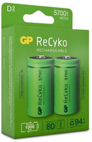 D Mono Akku GP NiMH 5700 mAh ReCyko 1,2V 2 St&uuml;ck