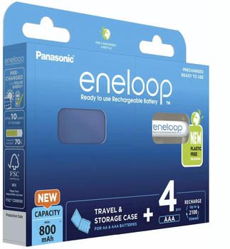 Panasonic eneloop AAA 4 Stk. mit Aufbewahrungsbox