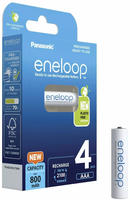 Panasonic BK-4MCDE/4BE, Panasonic Akku NiMH, Micro, AAA, HR03, 1.2V/800mAh eneloop,