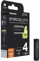 Panasonic Akku EneloopPro BK-4HCDE, 1,2V, 930 mAh, AAA, NiMH, 4 St&uuml;ck